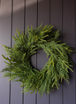 Norfolk & Cypress Mixed Real Touch Wreath - 24"