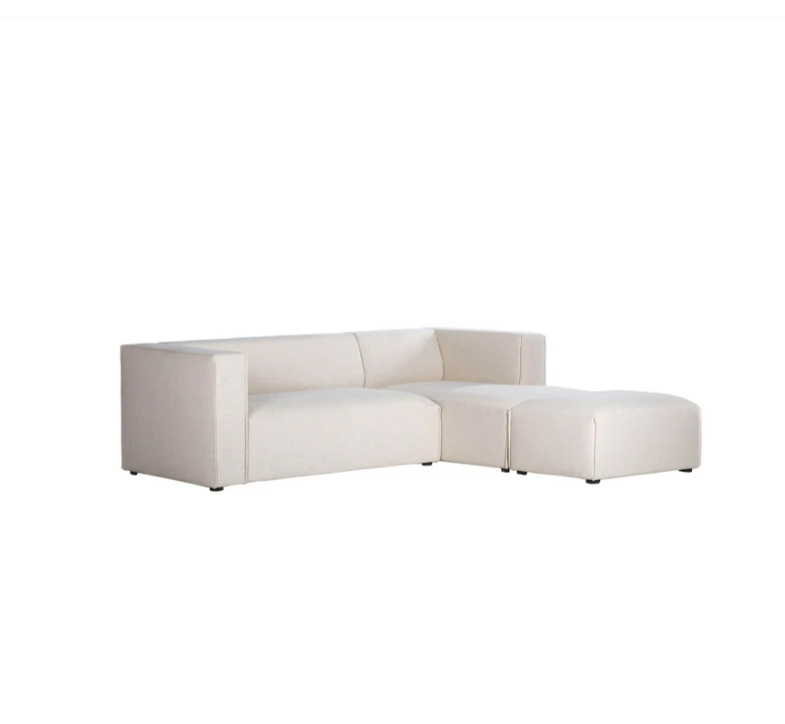 Premium Small Right Modular Sectional w/ Ottoman