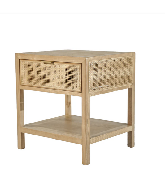 Rattan Side Table - Natural