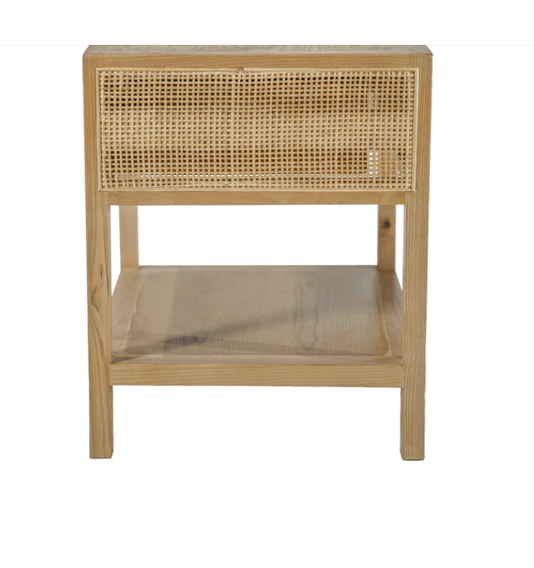 Rattan Side Table - Natural