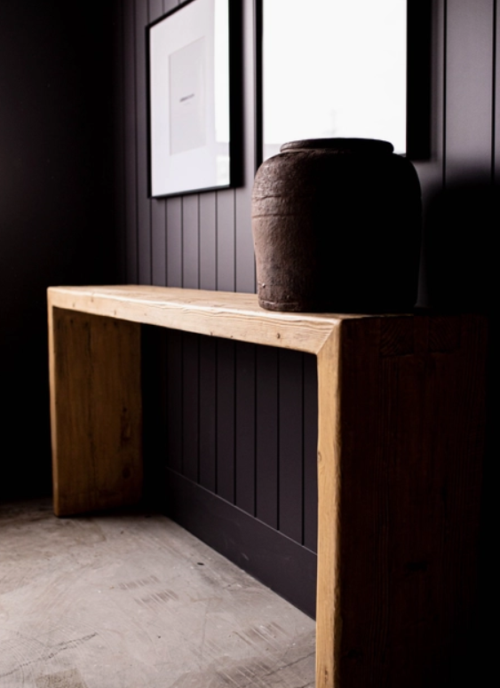 Los Almos Reclaimed Elm Wood Console Table