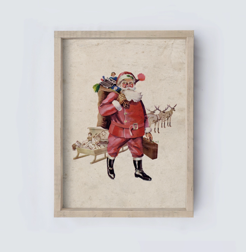 Santa Claus Christmas Print