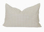 Linen Natural Gingham Pillow Cover