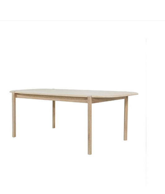 Runway Large Dining Table 82" in Light Oak