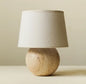 Silée Travertine Table Lamp