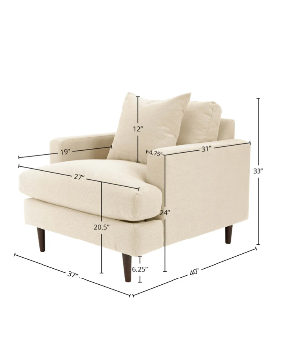 Stock Martha Club Chair - Beach Alabaster