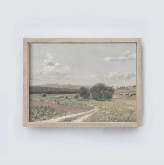 Vintage Landscape Country