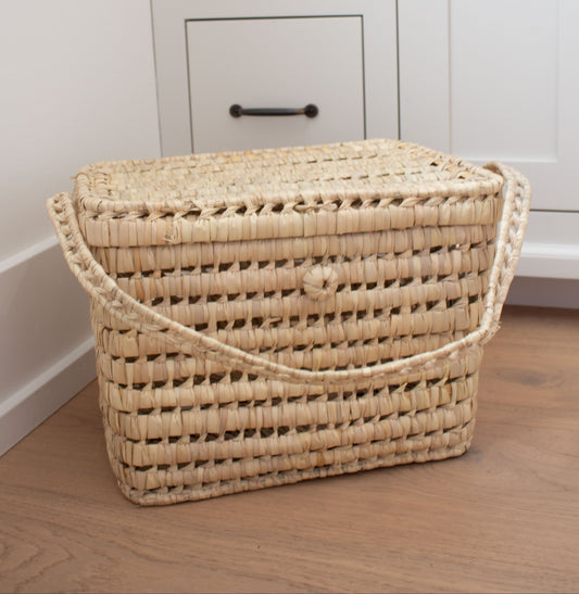 Wicker Storage Trunk - Chest and Storage Basket