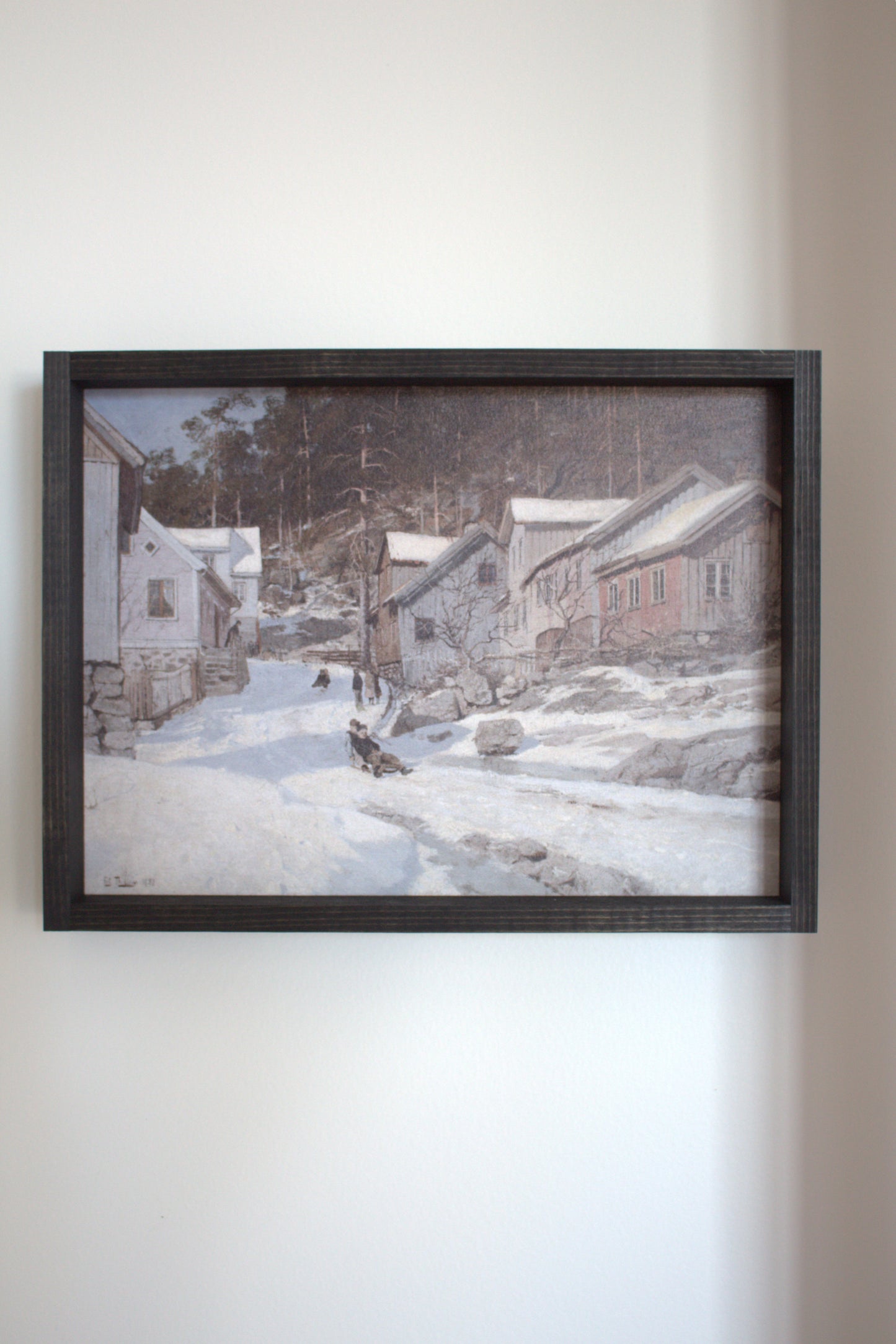 Winter in the Town Art