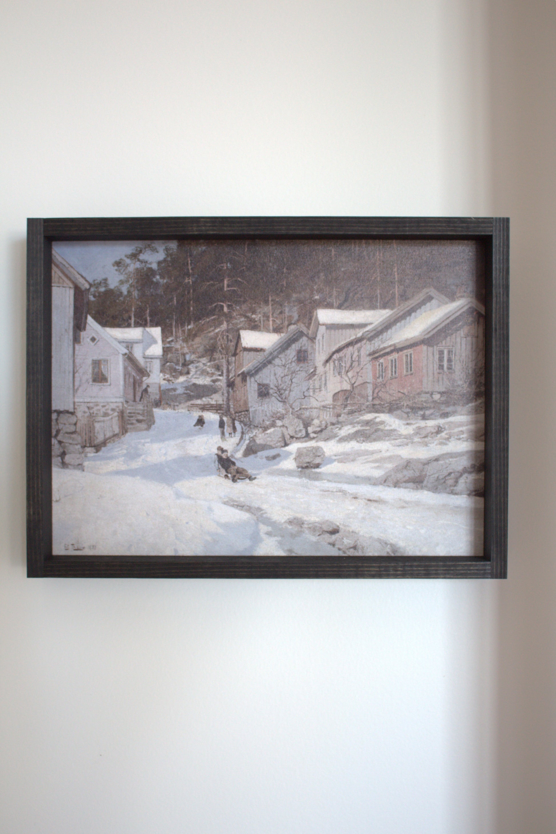 Winter in the Town Art