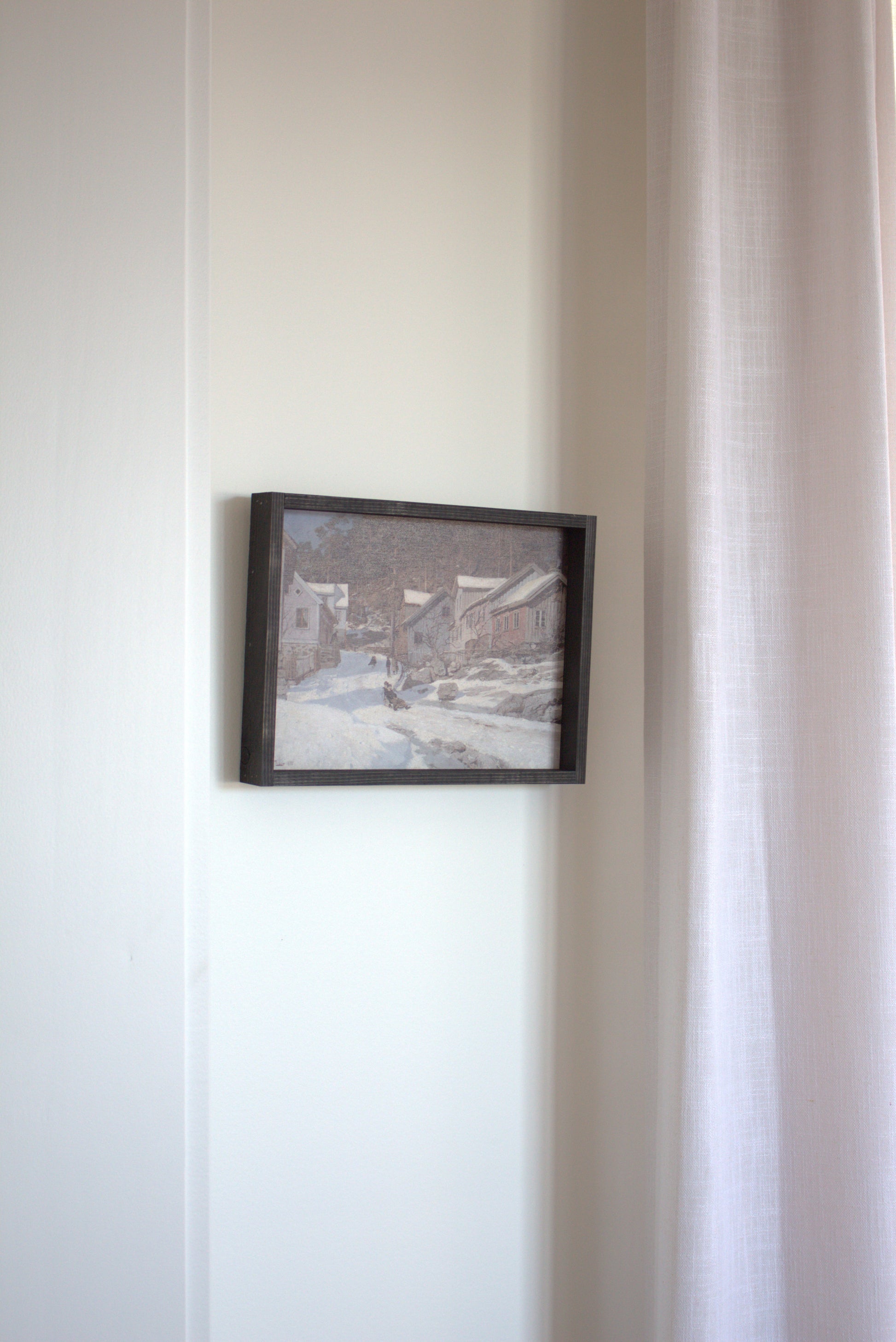 Winter in the Town Art