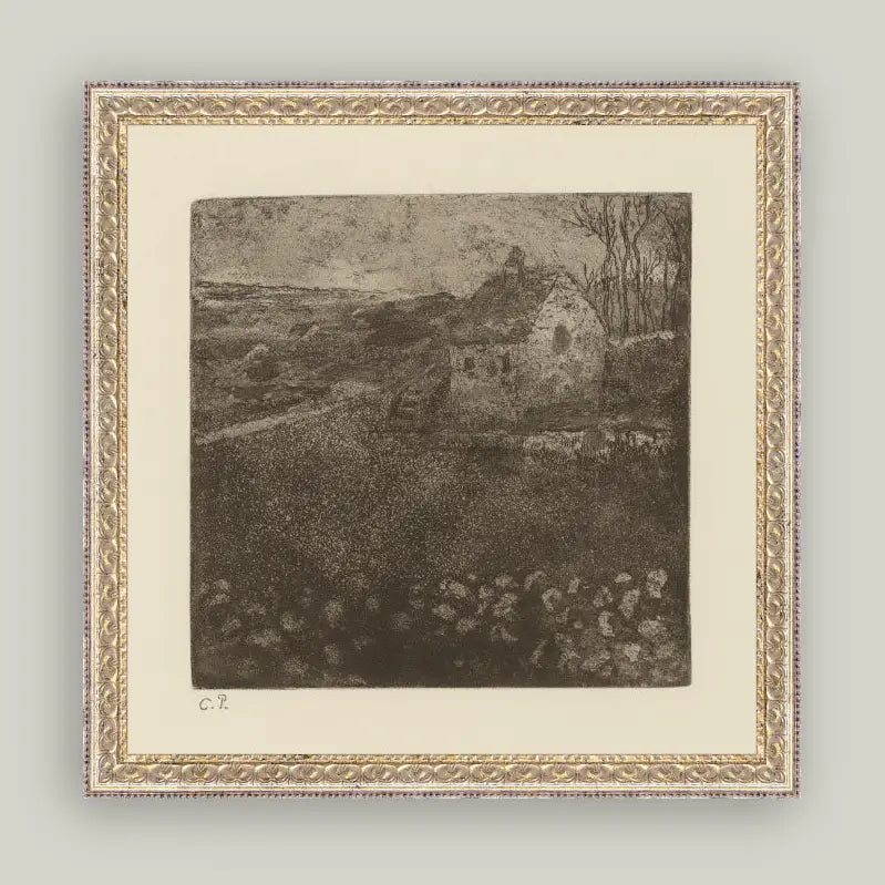 La Masure Framed Antique Art
