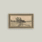 Stable in the Bickhorst in the Hauge 12"x7"