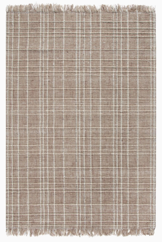 Okemah Jute and Ivory Wool Rug