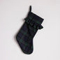 Green Plaid Holiday Stocking