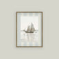 Water Colour Sailboat 18"x22"
