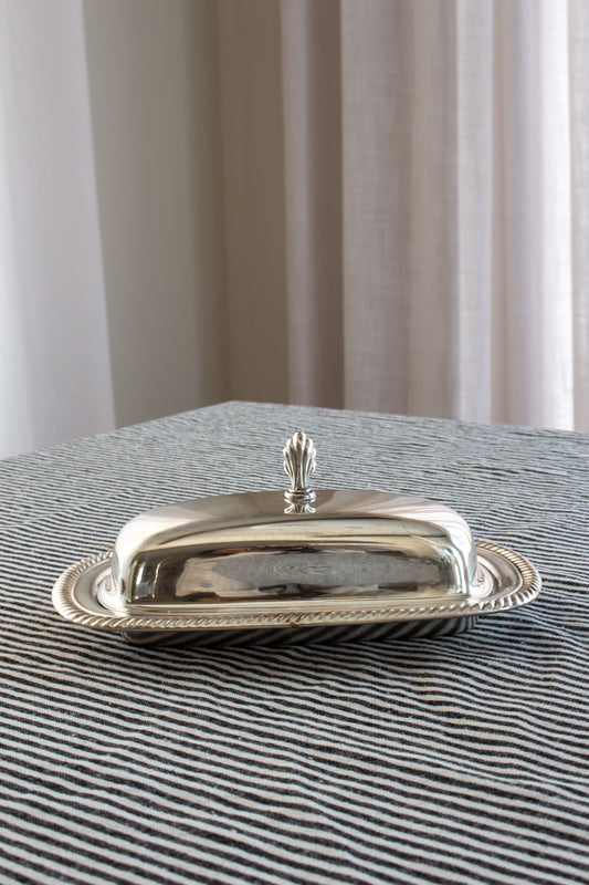 vintage butter dish