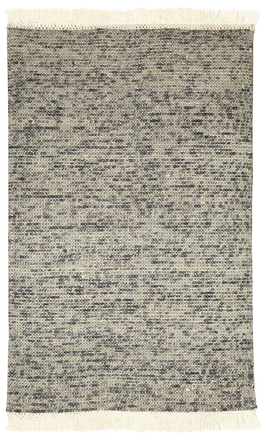 Zurich Hand Loomed Wool Grey Rug